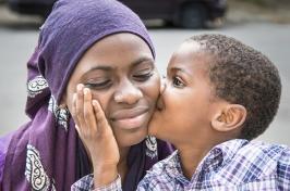 Somali brother and sister, photographed by Becky Field